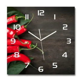 duzy-szklany-zegar-scienny-papryczki-chilli-60x60