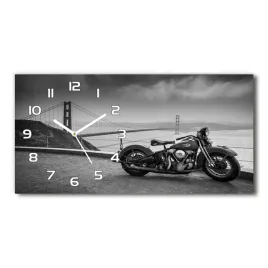 szklany-zegar-scienny-do-salonu-motocykl-60x30-cm