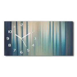 zegar-ze-szkla-na-sciane-niebieskie-paski-60x30-cm