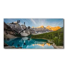 zegar-ze-szkla-na-sciane-jezioro-w-gorach-60x30-cm
