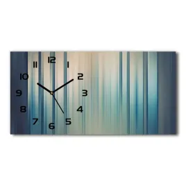 zegar-ze-szkla-na-sciane-niebieskie-paski-60x30-cm