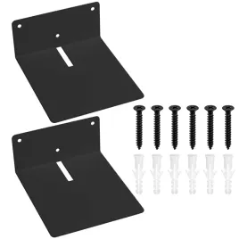 polki-metalowe-wiszace-2-szt-na-sciane-czarne-do-wnetrz