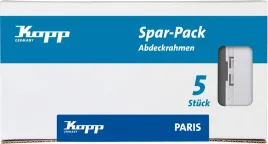 kopp-402502018-ramka-do-gniazda-bialy-2-otwory-5-sztuk