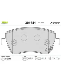 valeo-301641-klocki-hamulcowe-przednie