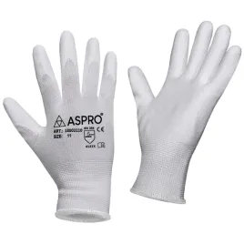 aspro-rekawice-robocze-20-par-xl-biale-nylonowe-z-powloka-pu
