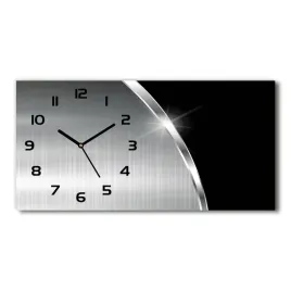 zegar-scienny-szklany-metalowa-abstrakcja-60x30-cm