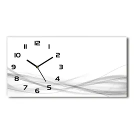 zegar-na-sciane-ze-szkla-abstrakcja-fale-60x30-cm
