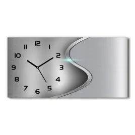 zegar-scienny-szklany-metalowa-abstrakcja-60x30-cm