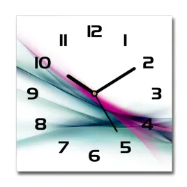 zegar-szklany-kwadratowy-abstrakcja-fale-30x30-cm