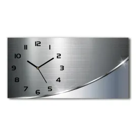 zegar-scienny-szklany-metalowa-abstrakcja-60x30-cm
