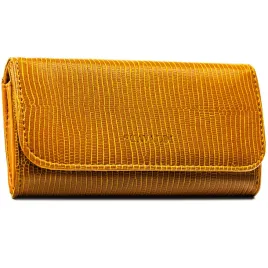 brazowy-poziomy-portfel-damski-ze-skory-ekologicznej-zamykany-zatrzaskiem