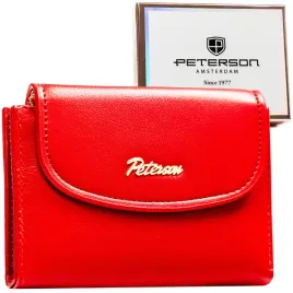 poziomy-czerwony-i-gladki-portfel-damski-ze-skory-ekologicznej-zamykany-za