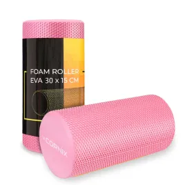 roller-do-masazu-cornix-30-cm-rozowy-walek-do-regeneracji-miesni-eva
