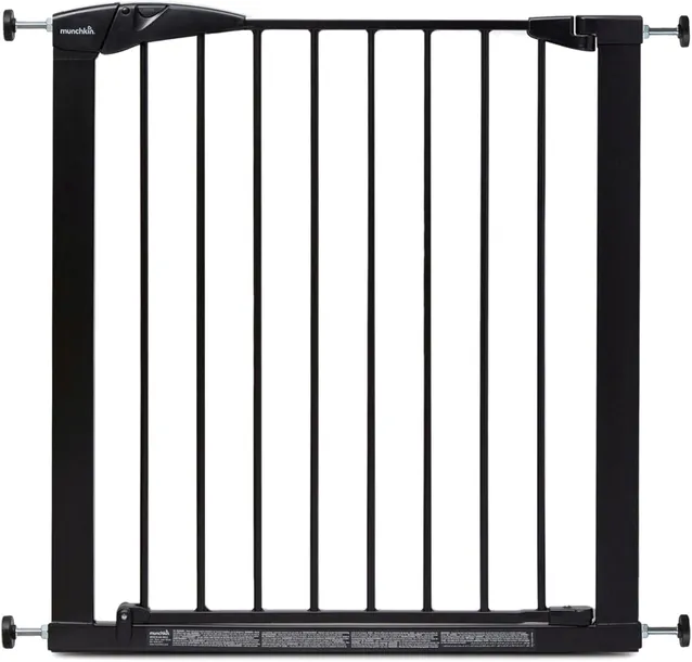 BARIERKA BRAMKA ROZPOROWA SCHODY DRZWI MUNCHKIN MAXI SECURE 76-82 CM CZARNA