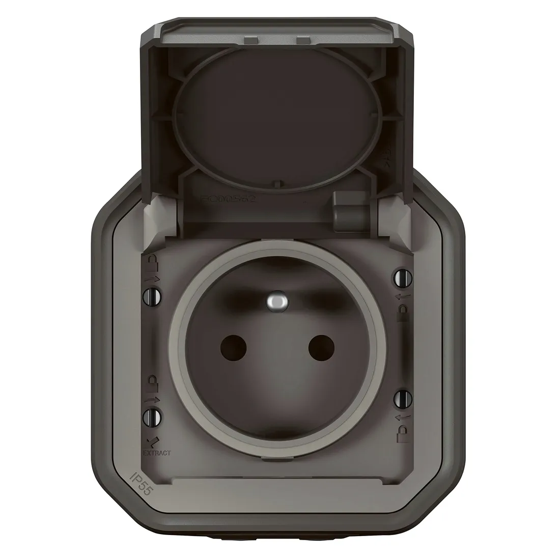 gniazdo-elektryczne-scienne-legrand-szary-stan-nowy