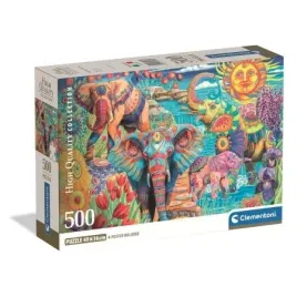 puzzle-500-el-elephants-carnival-clementoni
