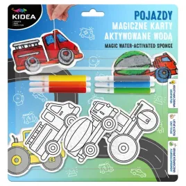 magiczne-karty-aktywowane-woda-pojazdy-kidea