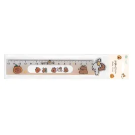 linijka-z-ruchomymi-motywami-15-cm-kapibara-bezowa-dpca-015-dp-craft