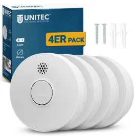 unitec-czujnik-dymu-4-szt-tuv-alarm-85-db-10-lat-zywotnosci