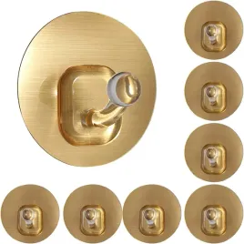 uten-10-szt-haczyk-samoprzylepny-zloty-szczotkowany-scienny-wieszak
