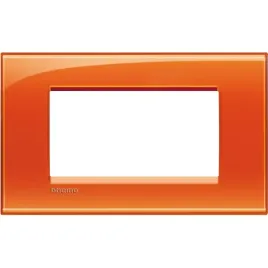 bticino-livinglight-plytka-4-moduly-kolor-pomaranczowy