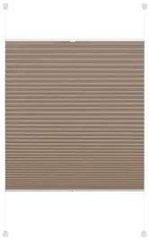 deco-company-roleta-plisowana-poliester-taupe-70-x-130-cm