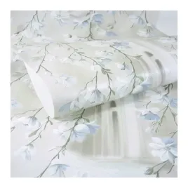 tapeta-miasto-3d-kwinace-galazie-blekitne-kwiaty-winylowa-zmywalna