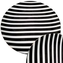 talerz-przystawkowy-19cm-paski-czarno-biale-sniadaniowy-nowoczesny-eleganck