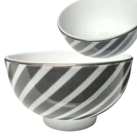 miska-mala-115cm-bialo-ciemnoszara-paski-elegancka-nowoczesna-300-ml