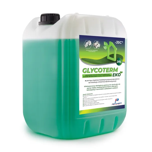 PŁYN SOLARNY glikol propylenowy -35 C 20L DO POMP CIEPŁA EKOLOGICZNY