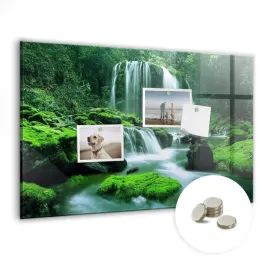 kreatywna-tablica-magnetyczna-magnesy-wymiar-60x40-cm-wodospad-wsrod-mchu