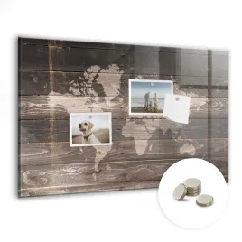 magnetyczny-planer-tablica-suchoscieralna-60x40-cm-mapa-swiata-na-drewnie