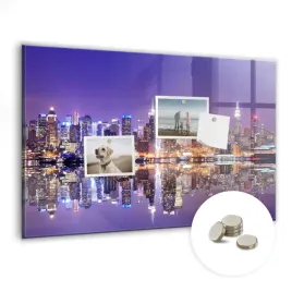 foto-tablica-magnetyczna-suchoscieralna-z-nadrukiem-60x40-cm-nowy-jork-noca