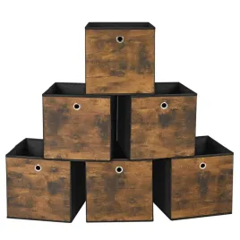 organizer-do-szafy-x6-30x30x30-cm-pudelka-na-ubrania-skladane-braz-czarny