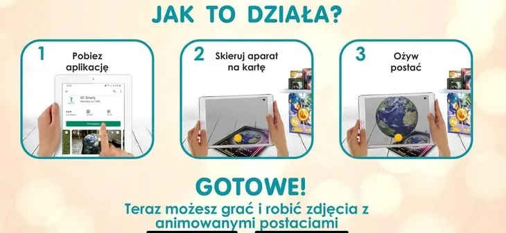 smarty-interaktywne-karty-4d-roboty-planety-prezen-stan-nowy-marka-inna
