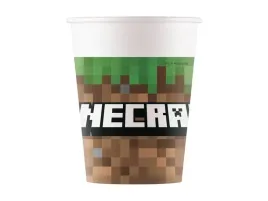 kubeczki-minecraft-papierowe-piksele-zielone-tnt-na-urodziny-200ml-8szt