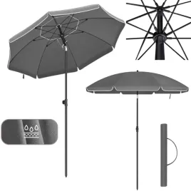 parasol-ogrodowy-plazowy-okragly-regulowany-skladany-odpornosc-uv50-szary