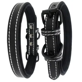 petstory-obroza-czarna-dla-psa-materialowa-z-regulacja-rozmiar-xl-42-52-cm
