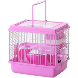petstory-klatka-dla-gryzoni-3-poziomy-rozowa-27x21x27-cm