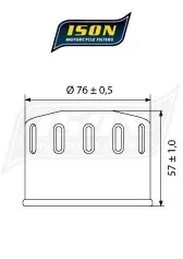 ison-filtr-oleju-ison160