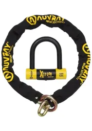 auvray-zestaw-lancuch-z-ogniwem-lasso-z-klodka-xtrem-medium-dlugosc-120cm