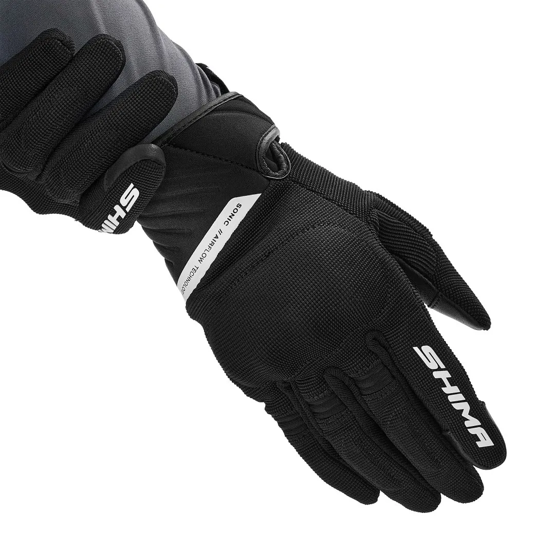 shima-sonic-lady-glv-blk-wht-l