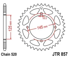 jt-zebatka-tylna-857-45-yamaha-xt-600e-90-03-xt-660z-tenere-91-00-85745