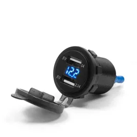 biketec-motocyklowe-podwojne-gniazdo-z-podswietleniem-i-woltomierzem-montaz