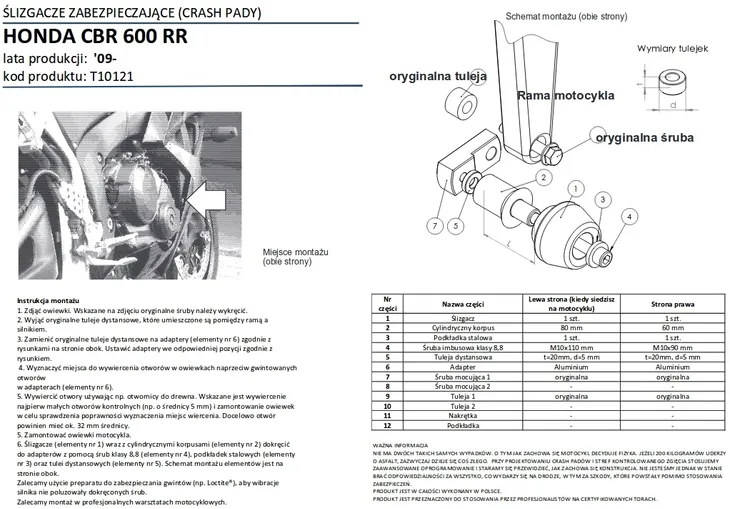 renner-crash-pady-honda-cbr-600-rr-09-producent-renner