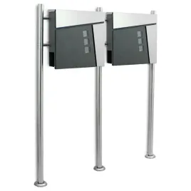 nowoczesna-skrzynka-na-listy-bituxx-podwojna-na-stojaku-inox