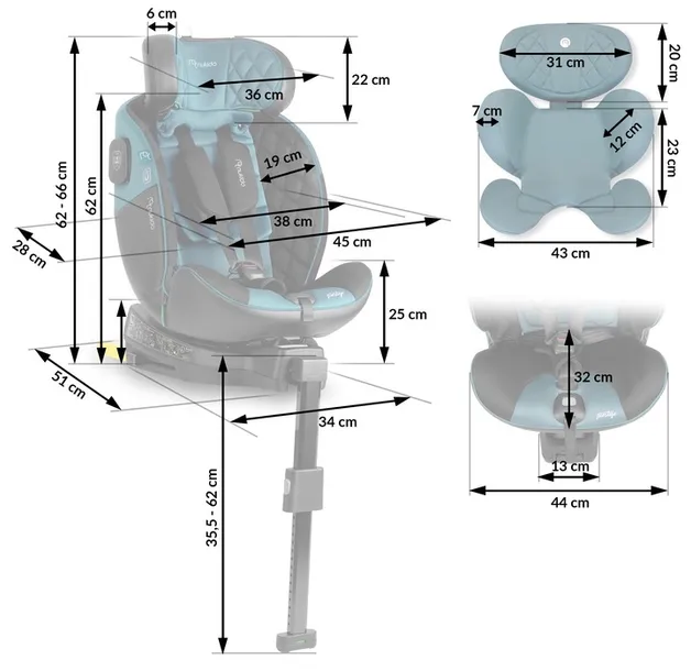 fotelik-samochodowy-obrotowy-z-noga-0-36kg-isofix-nukido-i-size-40-150cm-waga-z-opakowaniem-14-kg