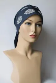 chusta-basic-long-niebieski-denim-z-bialym-nadrukiem