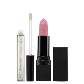 avon-true-zestaw-szminka-posh-petal-blyszczyk-crystal-clear