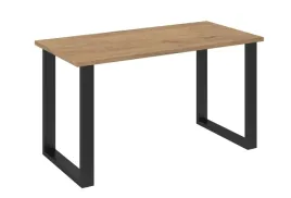 stol-prostokatny-imperial-138x67cm-kolor-dab-lancelot-czarne-metalowe-nogi